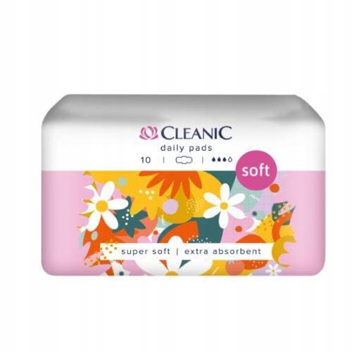 Cleanic Soft Day Pads Sanitary Napkins 10 Pcs.