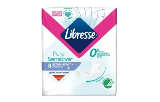 Libresse Pursens Ultra Night Sanitary Pads 8 pcs