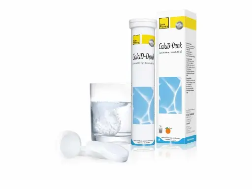 Calci D Denk Calcium 1000mg Vitamin D3 880 Iu 20 Effervescent Tablets