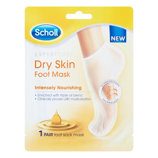 Scholl Dry Skin Foot Mask Intensely Moisturising