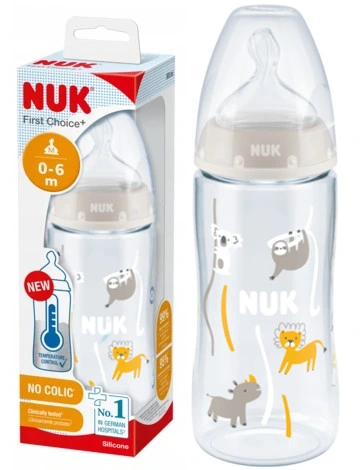 NUK BOTTLE BOTH FC+ 300ml temperature index silicone 0-6m M