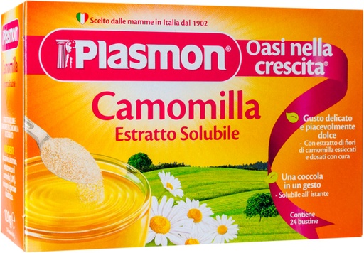 Plasmon Chamomile Tea X 24 Sachets 120 G