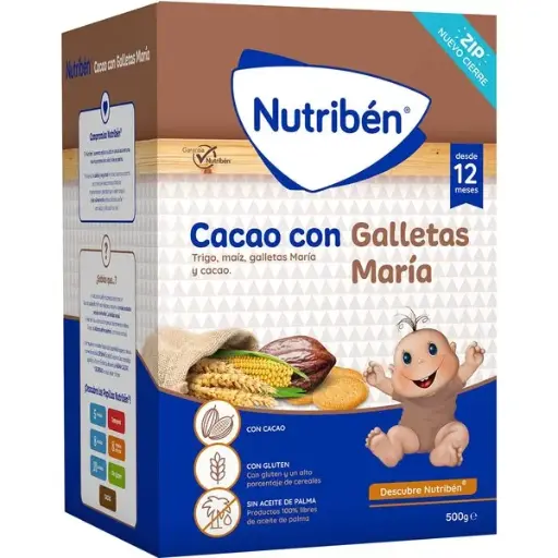 NUTRIBEN CACAO CON GALLETAS MARIA