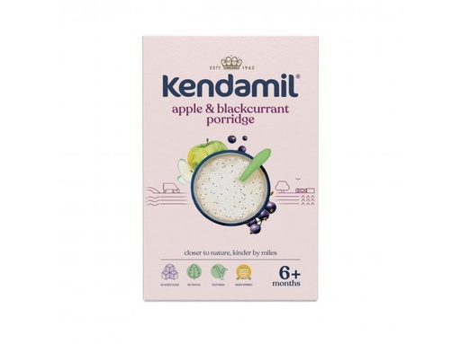 Kendamil Apple & Blackcurrant Porridge