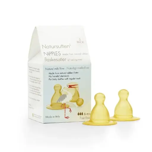 Natursutten nipples fast flow 6+, 2-pack