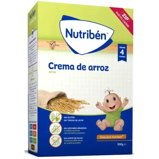 Nutriben 300g gluten-free rice cream