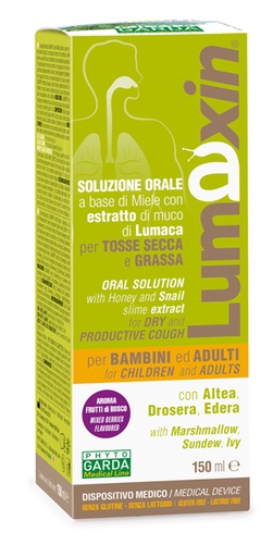 Lumaxin DM Syrup Honey and Extract Snail Muco 150 ml