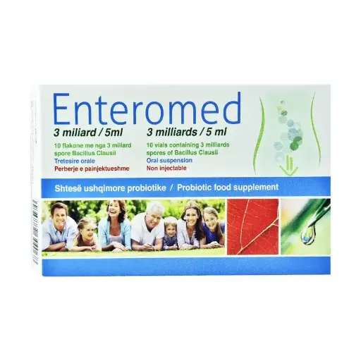 Enteromed 3 Milliards Probiotics/5 ML 10 Vials