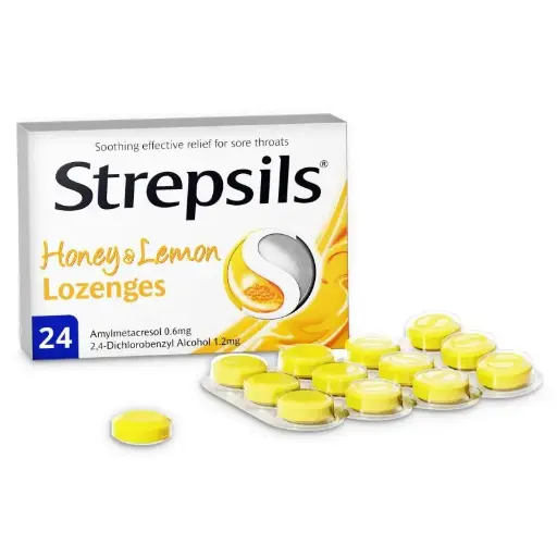 STREPSILS HONEY & LEMON - 24 LOZENGES