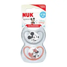 NUK | Couple of Spice Mini Mouse 0-6 months red-grey