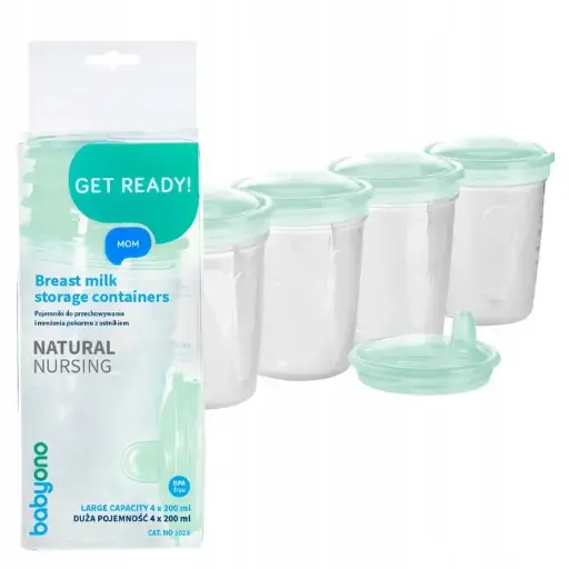 Babyono Get Ready Food Container 4X200 Ml