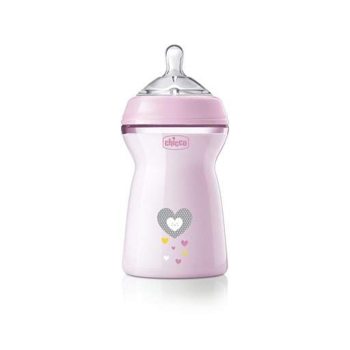 Chicco Natural Feeling Girl Bottle 6m+ 330 Ml