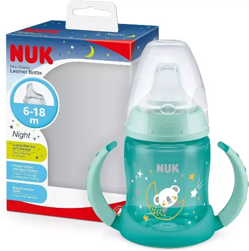 NUK First Choice Sippy Cup Night | 6-18 Months | 150 Ml | Glow in the Dark