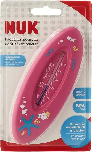 NUK Ocean Bath Thermometer Rose