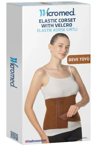 Wicromed Camel Feather Elastic Velcro Corset