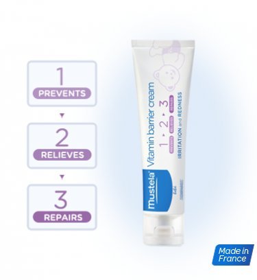 Mustela Bébé Nappy Rash Cream for Babies 50 Ml