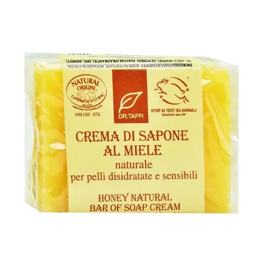 Dr.Taffi Honey Natural Bar Of Soap Cream 100 G