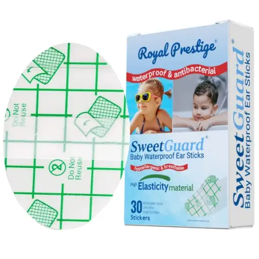 Royal Prestige, Sweet Guard Baby Waterproof Ear Stickers, 30pcs.