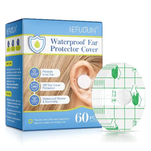 SEFUDUN Waterproof Ear Covers - 60 pcs