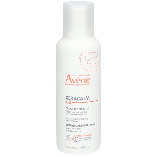 Avène XeraCalm AD Lipid Relipidising Cream for Dry and Atopic Skin 400 Ml