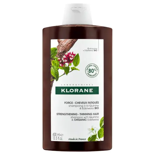 Klorane Quinine & Edelweiss Organic Shampoo 400ml