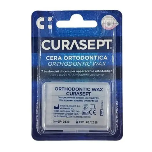 Curasept Orthodontic Wax Orthodontic Wax for Braces 7 Pc