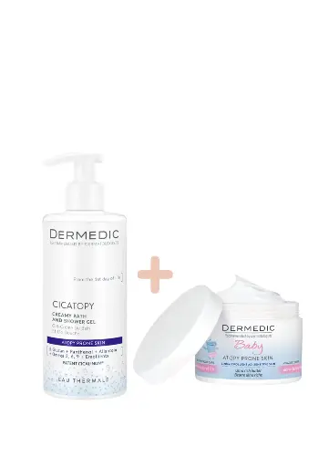 Dermedic CICATOPY Creamy Shower and Bath Gel 300 Ml +Dermedic Baby Nourishing Body Butter 225 G