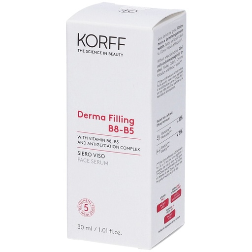 Korff Derma Filling B8-B5 Vitamin and Anti-Age Face Serum 30 ml