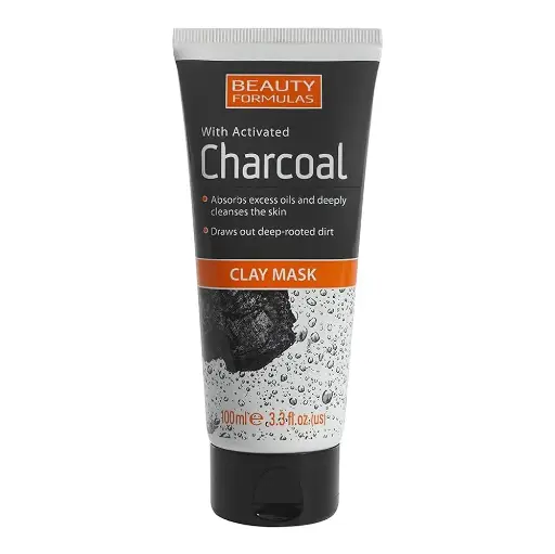 Beauty Formulas Deep Cleansing Face Mask with Activated Charcoal 100ml