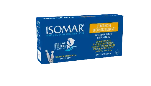 Decongestant Nose Drops with Hypertonic Seawater, 6 Months + ,20x 5 Ml