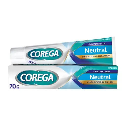 Corega Neutral Denture Fixative Cream 70gr