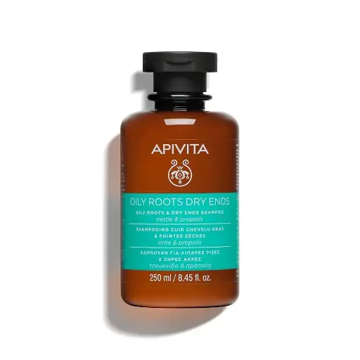 Apivita Shampoo for Fat Roots and Dry Tips 250ml