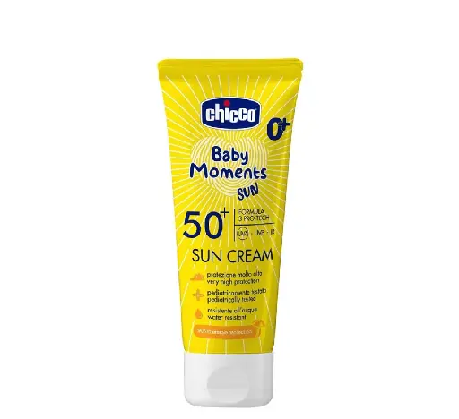 Chicco Baby Moments Sun Sunscreen SPF 50+ for Children from Birth 75 Ml