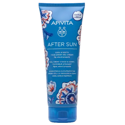 Apivita Bee Sun Safe After Sun Cool & Sooth Face & Body Gel Cream Aftersun 100 Ml