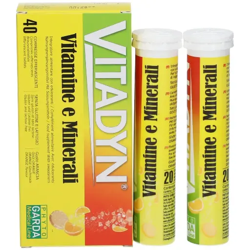 Vitadyn Multi-mineral Multivitamin Supplement 40 Effervescent Tablets