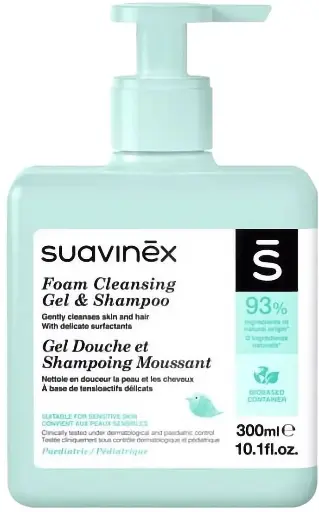 Suavinex Cosmetics Baby Foam Cleans.gel-sh 300ml