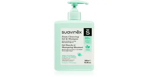 Suavinex
Foam Cleansing Gel & Shampoo  500 Ml