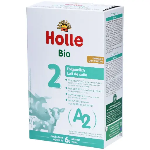HOLLE A2 organic follow-up milk 2 after 6 Month (400g)