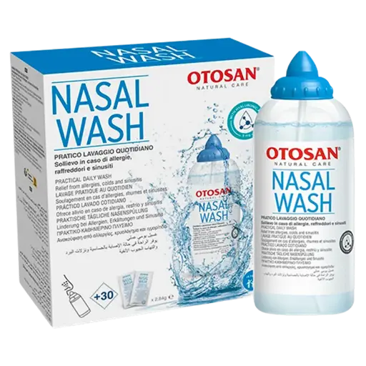 Otosan Nasal Wash Kit Nasal Wash Bottle + 30 Sachets +6 Years 
