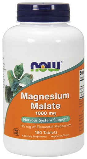 NOW Magnesium Malate 1000 mg x180 tab
