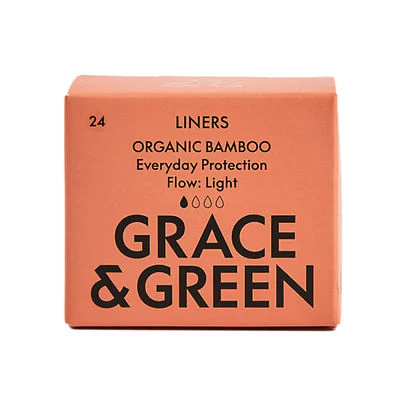 GRACE & GREEN Organic Bamboo Liners 24 Unit
