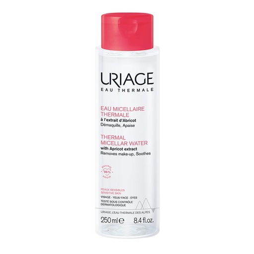 Uriage Hygiène Thermal Micellar Water - Sensitive Skin Micellar Cleansing Water for Sensitive Skin 250 Ml