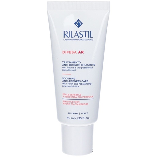 Rilastil Defesa AR Anti-Redness Soothing Cream with Pre and Post Biotics,40 ml