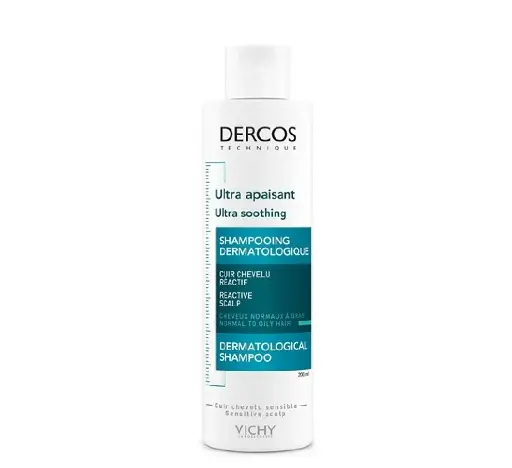 Vichy Dercos Ultra Soothing Ultra-soothing Shampoo for Normal to Oily Hair and Sensitive Scalp 200 Ml