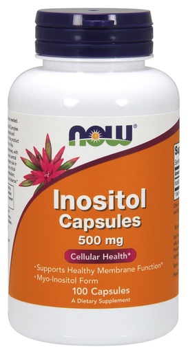 NOW Foods Inositol 500mg 100 Veg Capsules