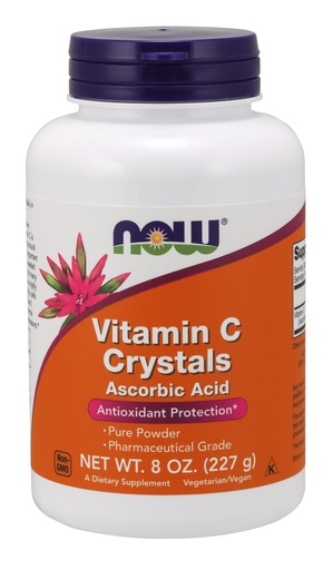 Now Foods Vitamin C Crystals Powder, 8 Oz