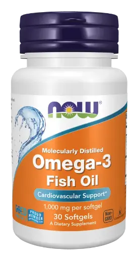 NOW Foods Omega-3 Molecularly Distilled - 100 Softgels