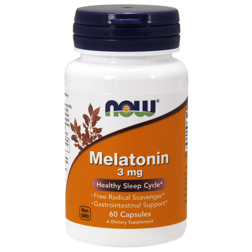 NOW Foods Melatonin 3mg 60 capsules