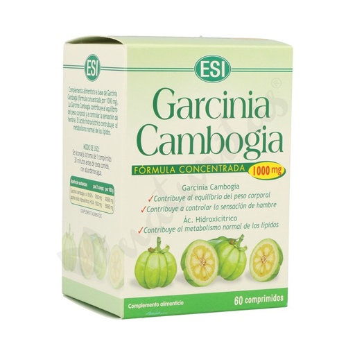 Garcinia Cambogia 1000mg Food Supplement 60 Tablets