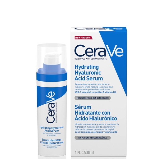 CeraVe Hydrating Hyaluronic Acid Serum Hyaluronic Serum 30 Ml